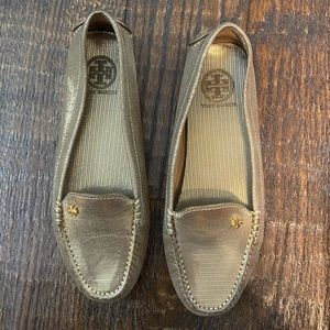 Tory Burch Gold loafers size 9